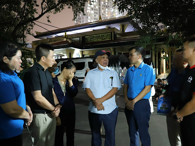 Liên đoàn Lao động thành phố Hà Nội hỗ trợ nạn nhân và thân nhân nạn nhân là đoàn viên, người lao động Thủ đô.