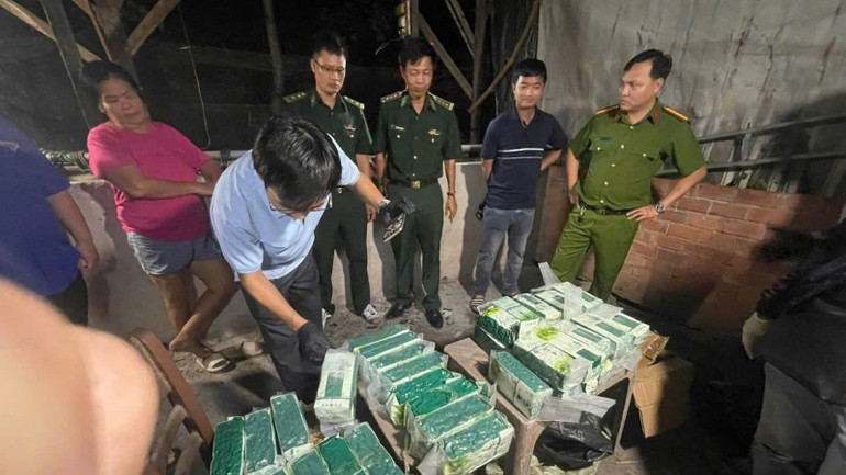 211kg ma túy tổng hợp được thu giữ trong chuyên án.