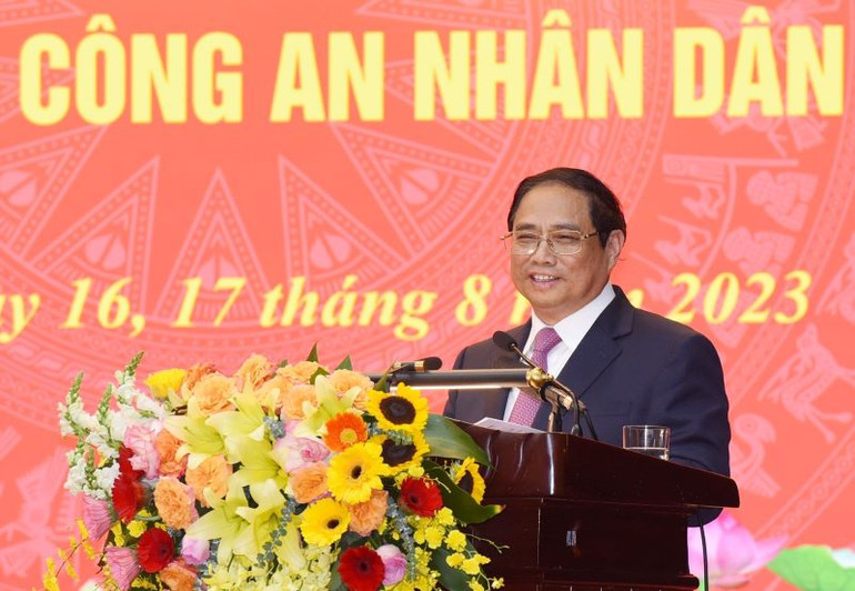 Thủ tướng Phạm Minh Chính phát biểu tại hội nghị.