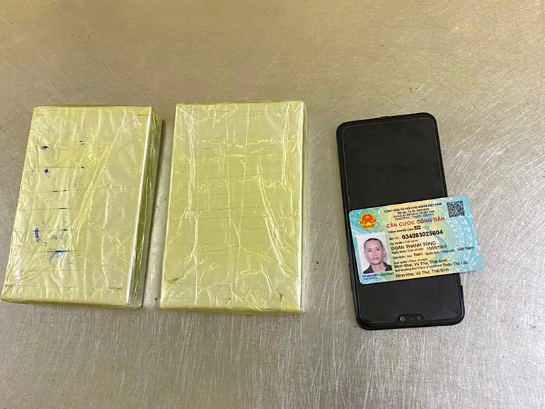 Tang vật thu được.