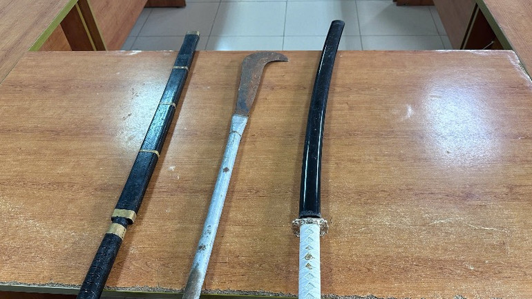 Tang vật thu giữ.