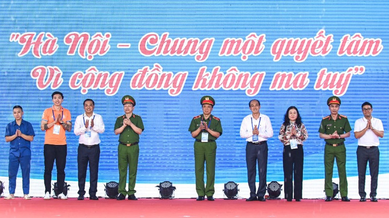 Thành phố Hà Nội chung một quyết tâm vì cộng đồng không ma túy.