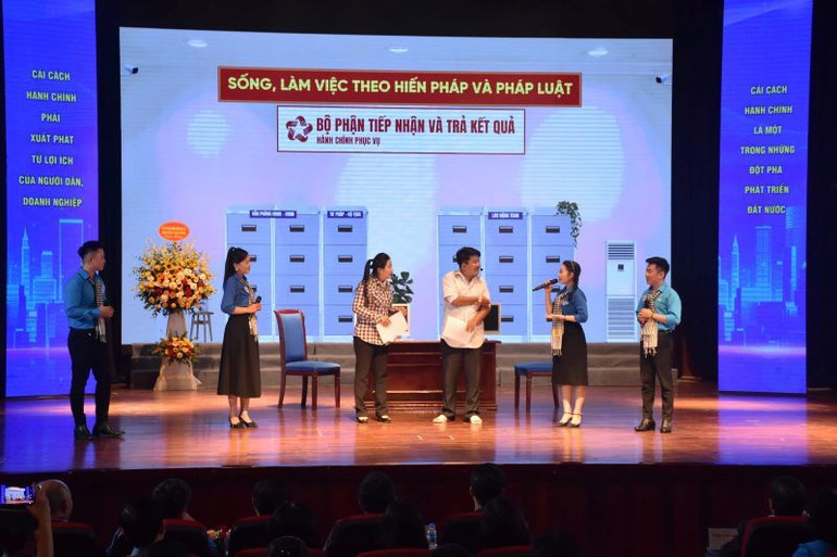 Phần thi Mô hình cải cách hành chính.