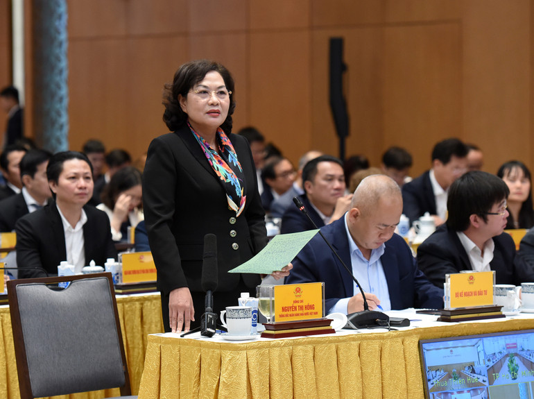 Thống đốc NHNN Nguyễn Thị Hồng: Ngân hàng Nhà nước cũng sẽ tiếp tục chỉ đạo các tổ chức tín dụng triển khai quyết liệt gói 120.000 tỷ đồng.