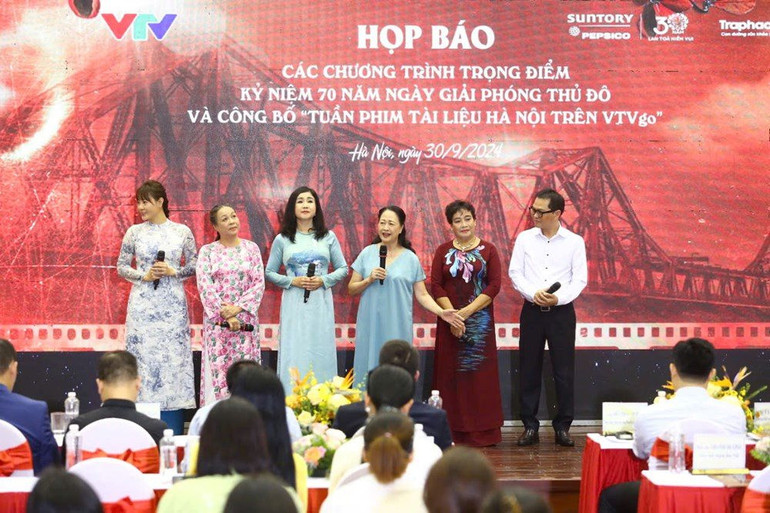 Họp báo giới thiệu tại Tuần phim Tài liệu Hà Nội trên VTVgo.