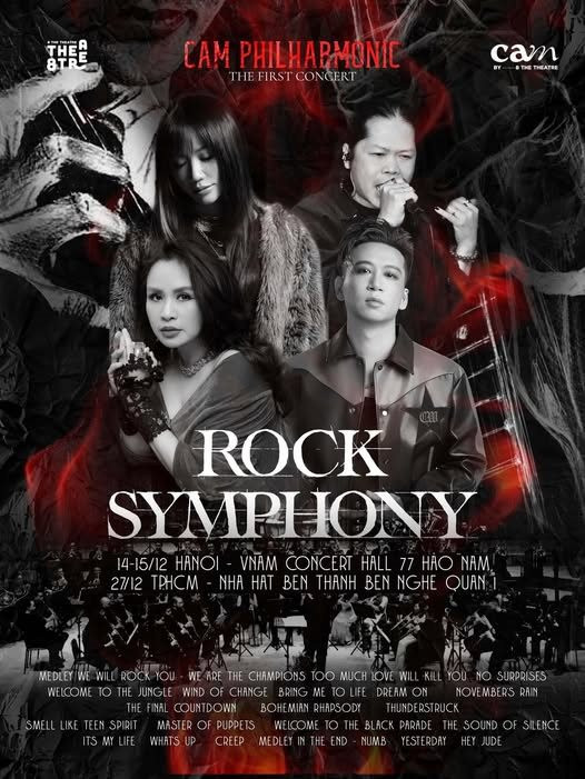 Poster chương trình Rock Giao hưởng
