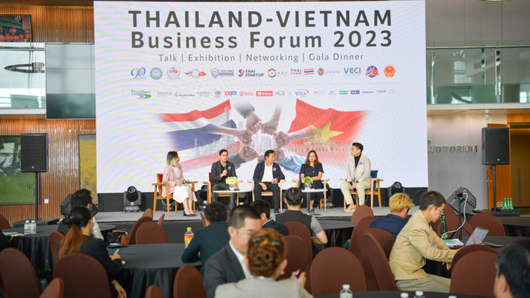 Diễn đàn Doanh nghiệp Thái Lan-Việt Nam 2023 được tổ chức ngày 15/8, tại Bangkok của Thái Lan. (Ảnh: ĐINH TRƯỜNG)