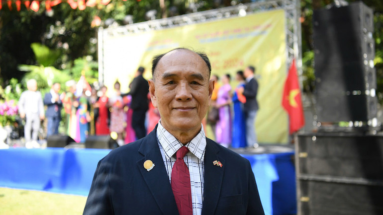 Ông Ninh Viết Thông, Phó Chủ tịch Hội người Việt Nam tại Bangkok và vùng phụ cận.