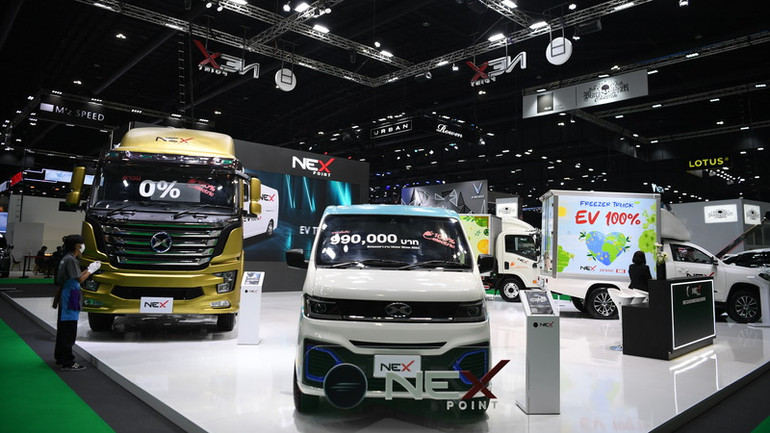 Các mẫu xe chạy hoàn toàn bằng điện của Thái Lan.