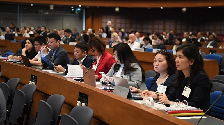 Đoàn liên ngành Việt Nam tham dự Hội nghị.