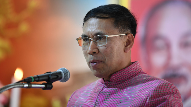 Tỉnh trưởng tỉnh Nakhon Phanom, ông Wanchai Janporn. (Ảnh: XUÂN SƠN)