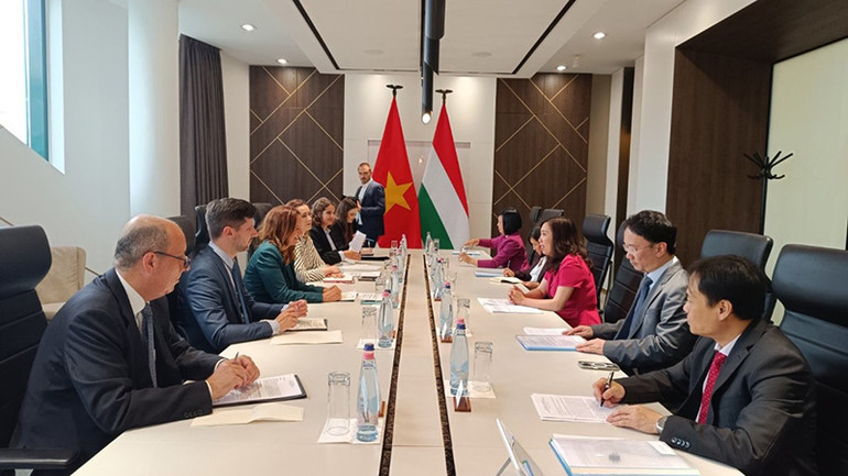Tham vấn chính trị Việt Nam-Hungary. (Ảnh: Bộ Ngoại giao)