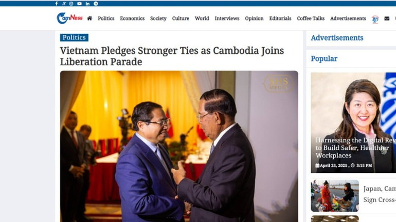 Bài viết trên Cambodianess. Bài viết trên Cambodianess.