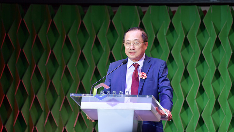 Chủ tịch Hội Hữu nghị Việt Nam-Thái Lan Nguyễn Văn Thành. (Ảnh: ĐINH TRƯỜNG)