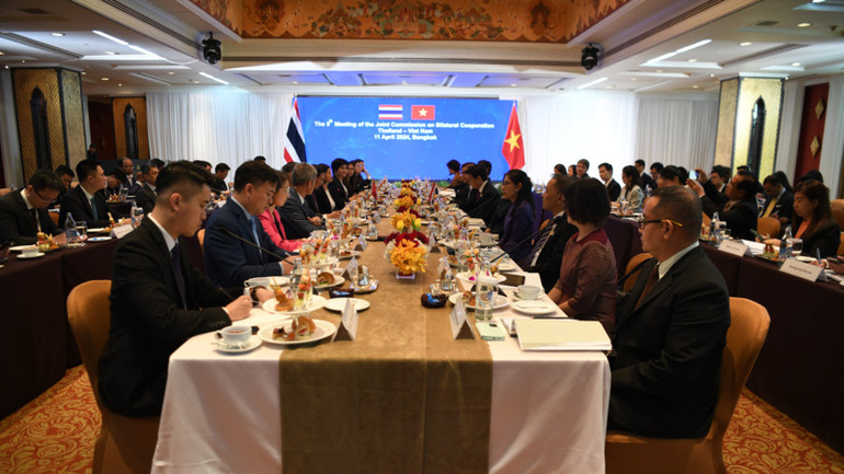 Toàn cảnh Kỳ họp lần 5 Ủy ban hỗn hợp về hợp tác song phương Việt Nam-Thái Lan.