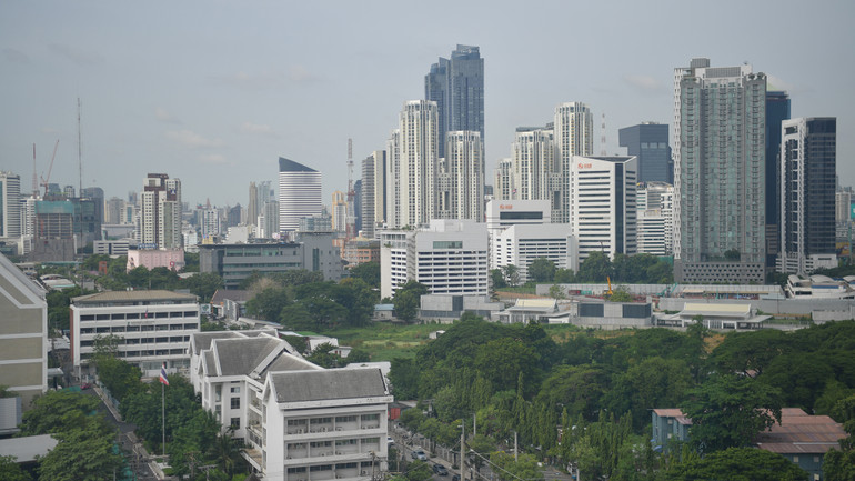 Một góc thủ đô Bangkok của Thái Lan. (Ảnh: ĐINH TRƯỜNG)