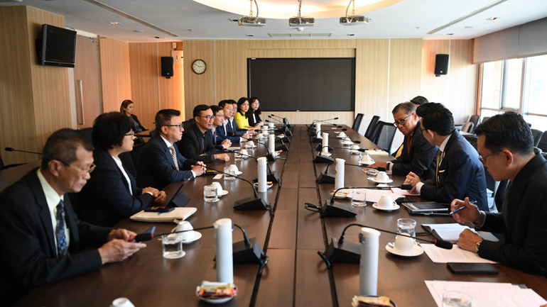 Đoàn đại biểu VJA làm việc với Bộ Ngoại giao Thái Lan.