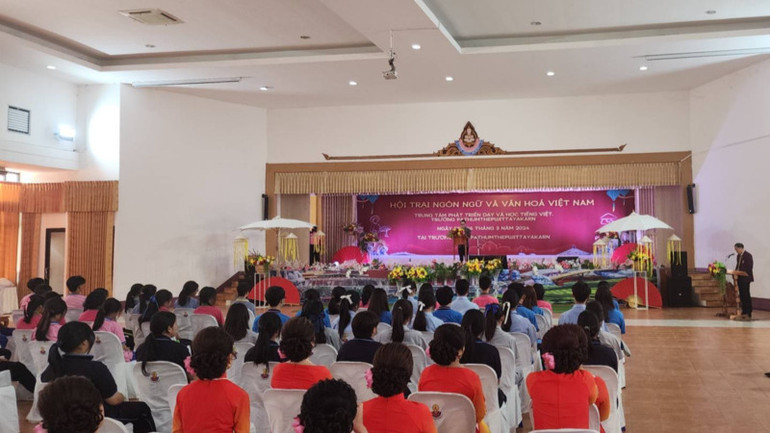 Trại hè thu hút sự tham gia của đông đảo các học sinh ở các tỉnh và thủ đô Bangkok của Thái Lan. (Ảnh: CTV)