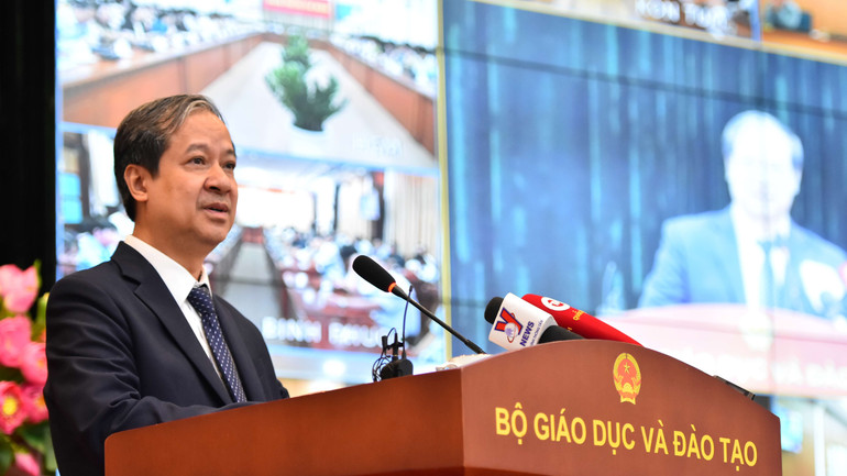 Bộ trưởng Giáo dục và Đào tạo Nguyễn Kim Sơn kết luận hội nghị