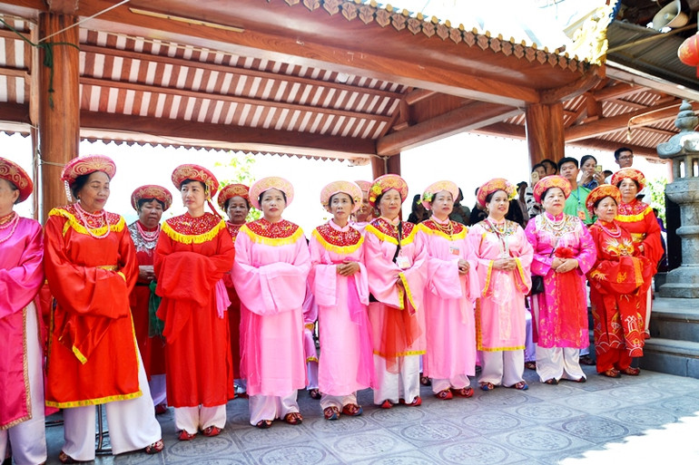 Lễ hội đền Bảo Hà diễn ra vào ngày 17/7 âm lịch hằng năm. (Ảnh: QUỐC HỒNG)