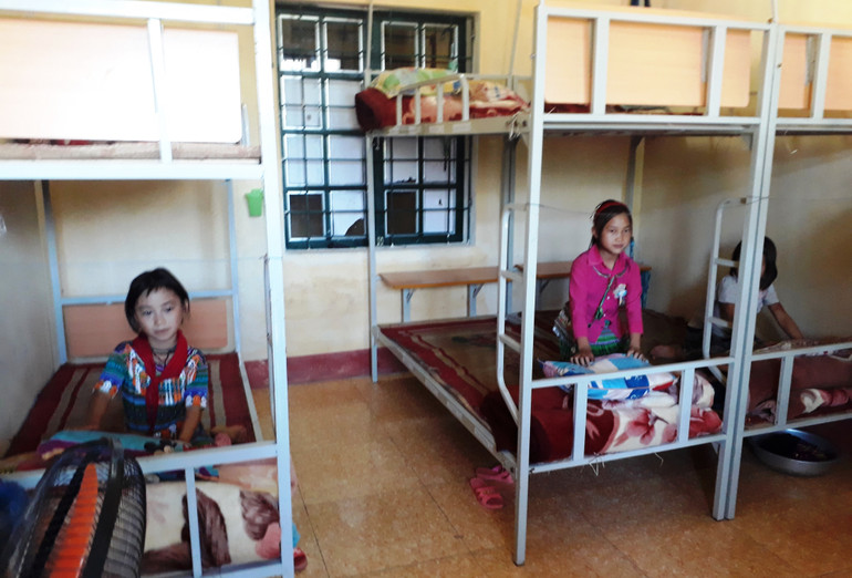 Nơi ở nội trú của học sinh vùng cao xã Trịnh Tường, huyện Bát Xát-Lào Cai (Ảnh: QUỐC HỒNG) Nơi ở nội trú của học sinh vùng cao xã Trịnh Tường, huyện Bát Xát-Lào Cai (Ảnh: QUỐC HỒNG)