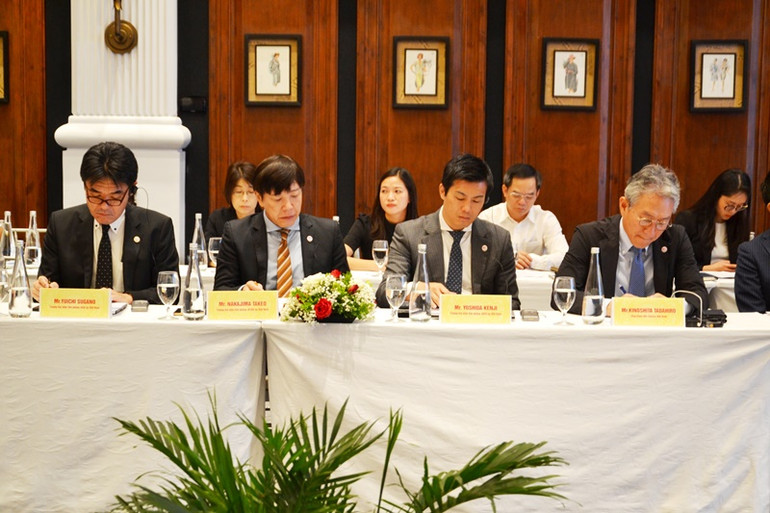 Nhóm Nghị sĩ hữu nghị Nhật Bản tham dự phiên họp.