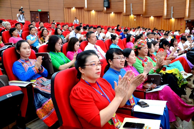 Các đại biểu dự Đại hội. (Ảnh: QUỐC HỒNG)