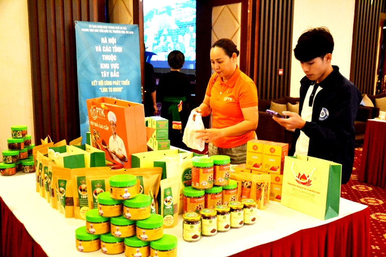 Sản phẩm của doanh nghiệp Hà Nội. (Ảnh: QUỐC HỒNG)