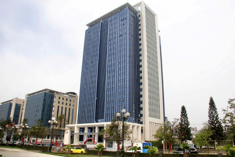 Tòa nhà liên cơ quan tỉnh Bắc Giang mới khánh thành.