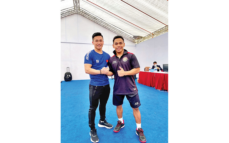 Trịnh Văn Vinh gặp lại Eko Yuli Irawan tại SEA Games 31 được tổ chức ở Việt Nam. Ảnh | Văn Vinh Trịnh Văn Vinh gặp lại Eko Yuli Irawan tại SEA Games 31 được tổ chức ở Việt Nam. Ảnh | Văn Vinh