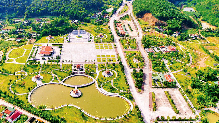 Toàn cảnh Khu di tích lịch sử Truông Bồn.