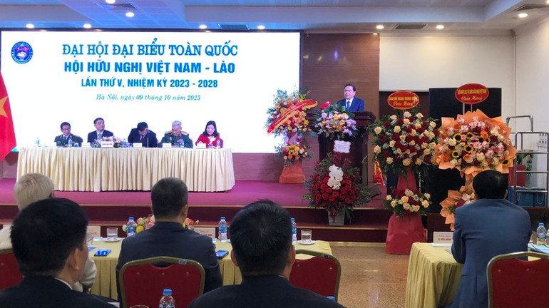 Đồng chí Trần Thanh Mẫn phát biểu tại Đại hội.