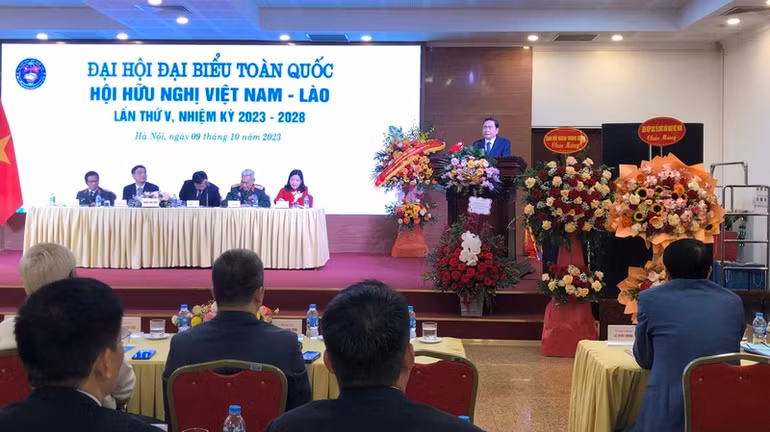 Đồng chí Trần Thanh Mẫn phát biểu tại Đại hội.