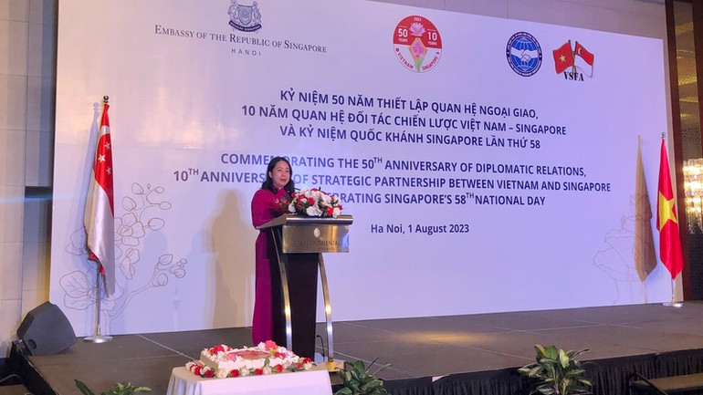 Phó Chủ tịch nước Võ Thị Ánh Xuân phát biểu tại lễ kỷ niệm.