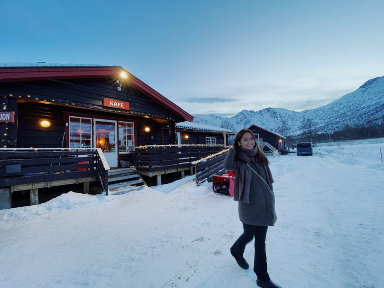 Tác giả, tại Bắc Cực.