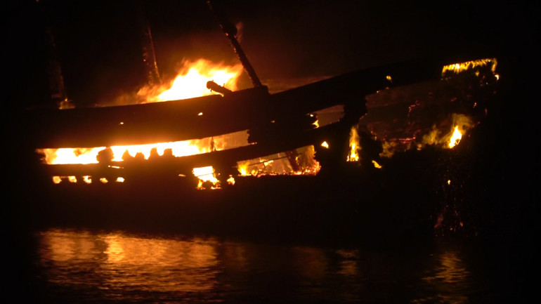 Năm 2023, trên địa bàn tỉnh Quảng Ngãi xảy ra 3 vụ cháy tàu cá, gây thiệt hại về tài sản hơn 3,5 tỷ đồng. Năm 2023, trên địa bàn tỉnh Quảng Ngãi xảy ra 3 vụ cháy tàu cá, gây thiệt hại về tài sản hơn 3,5 tỷ đồng.