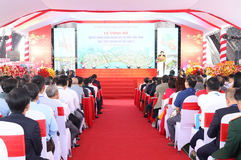 Quang cảnh buổi lễ.