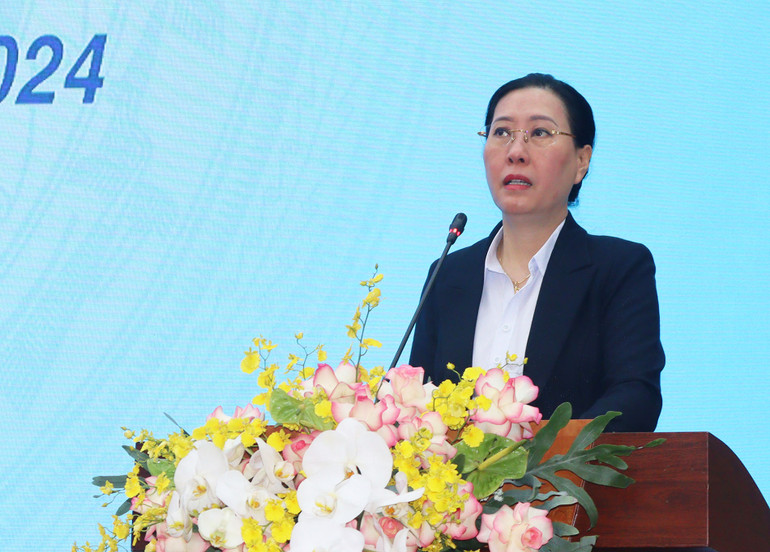 Bí thư Tỉnh ủy Quảng Ngãi phát biểu tại buổi lễ phát động.