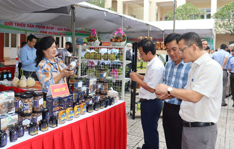 Nhiều sản phẩm chế biến từ tỏi Lý Sơn đạt OCOP 3 sao,4 sao đăng ký tham gia quảng bá, giới thiệu ở một số hệ thống phân phối tại thị trường Mỹ.