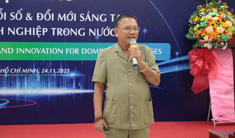 Chủ tịch Hiệp hội Doanh nghiệp khoa học và công nghệ Việt Nam Hoàng Đức Thảo