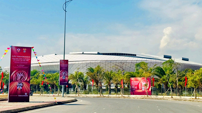 Khu liên hiệp thể thao tỉnh Quảng Ninh là nơi diễn ra Giải Taekwondo Cảnh sát châu Á mở rộng năm 2024.