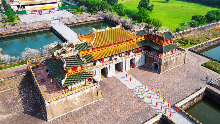 Huế phát huy giá trị và bảo tồn hệ thống di sản đặc trưng từ Quần thể di tích Cố đô Huế. (Ảnh HOÀNG HẢI)