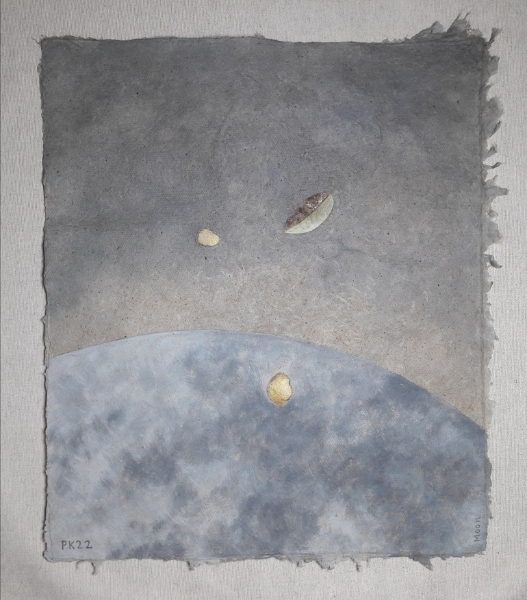 Phan Tuấn Ngọc, Mơ về thiên đường, tranh trên giấy Dó.