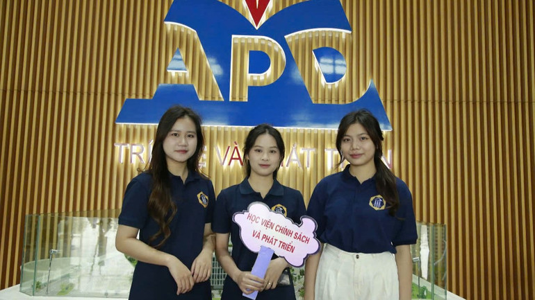 Sinh viên Học viện Chính sách và Phát triển.