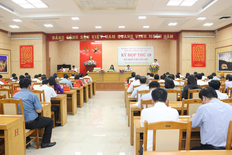 Quang cảnh kỳ họp.