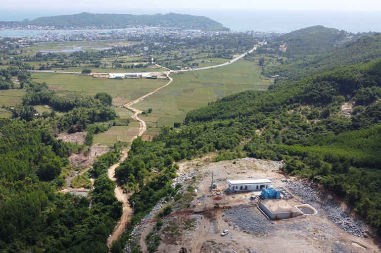 Hệ thống cấp nước sạch phục vụ Khu dân cư Sa Huỳnh sẽ đi vào vận hành trước Tết Nguyên đán 2024.