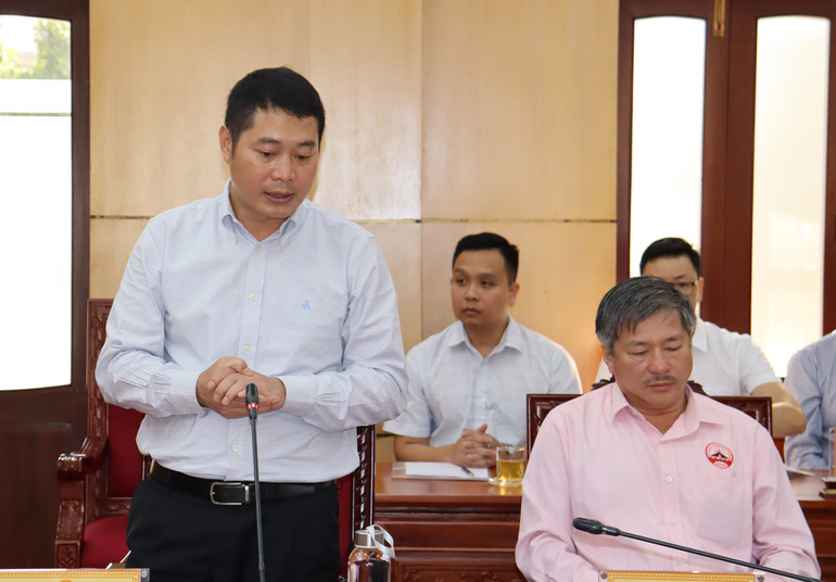 Đại diện nhà đầu tư phản ánh những vướng mắc trong quá trình triển khai thực hiện dự án thủy điện tại Quảng Ngãi.