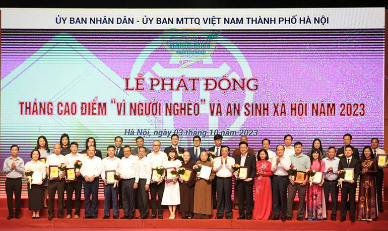 T&T Group là một trong những doanh nghiệp được TP Hà Nội vinh danh vì những đóng góp tích cực cho công tác giảm nghèo và an sinh xã hội của thành phố. (Nguồn: T&T Group)
