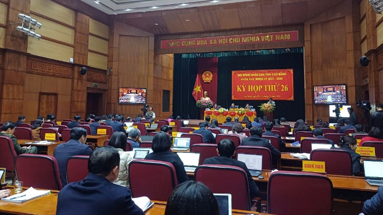 Quang cảnh kỳ họp.