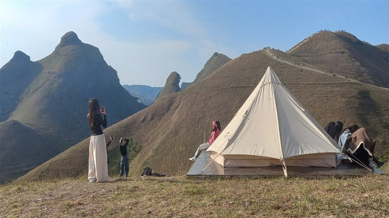 Một view chụp ảnh đẹp được nhiều du khách ưa thích.